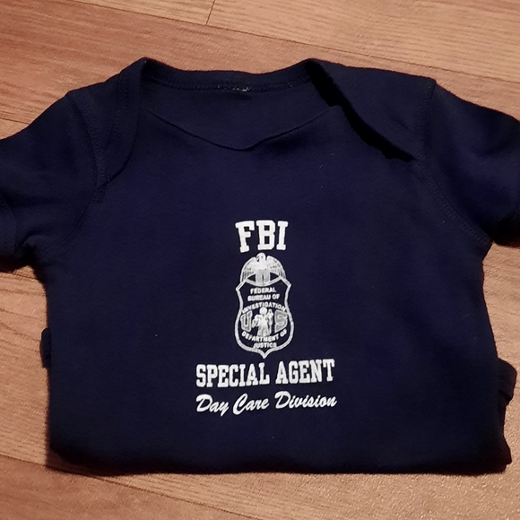 SOLD FBI Daycare Division Onesie - Picture 2 of 4